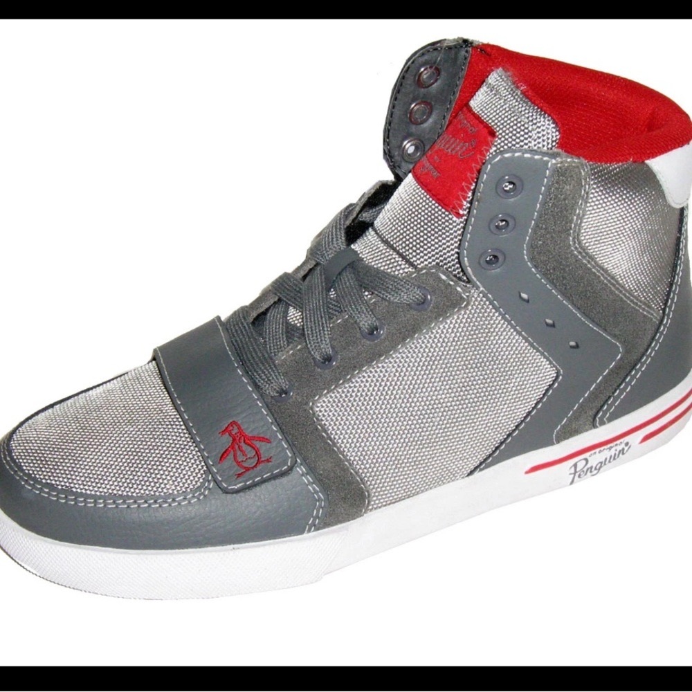 NWOT Original Penguin Moby Hi Top Sneakers Men’s Shoes Size 9